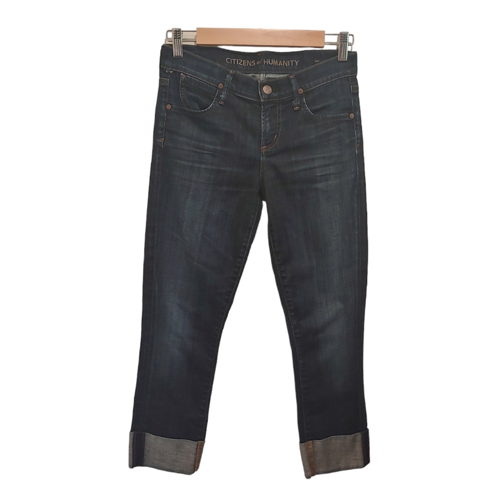 Citizens of Humanity Dani Cropped Straight Leg Demin Jeans Size 25